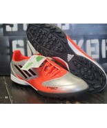 2012 Adidas F10 TF Silver/Orange V21334 Turf Futsal Indoor Soccer Shoes ... - $127.51 CAD
