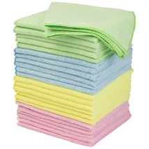 Stalwart Microfiber Cleaning Cloth Set - 24-Pack of Microfiber Towels for Cars,  - £24.68 GBP