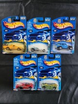 2003 Hot Wheels Wild Wave Complete Set of 5 &#39;40 Woody, Deoria II El Camino - $13.80