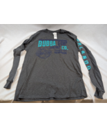 Bubba Gump Shrimp Co Orlando Large Deltas Pro Weight L/S Shirt NWT Charcoal - $345.89 MXN