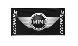 Mini Cooper Car Racing Beach Towel, Gift, Bath Towel, Travel, Gym, Pool - £18.09 GBP+