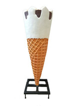 Large Ice Cream Cone with Almonds Over Sized Statue - £1,576.96 GBP