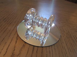 Waterford Crystal Elegant Knife Rest Holder Made in Ireland 2-3/8&quot;L Signed - £19.02 GBP