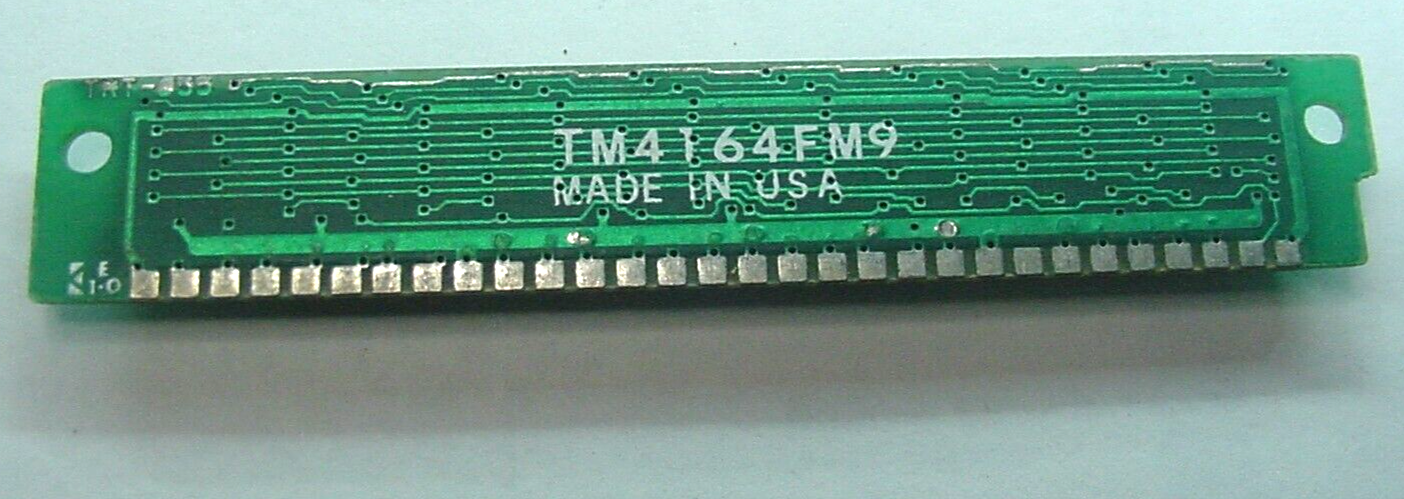 Vintage TI&#39;s TM4164FM9-15L Memory Board strip - $8.46