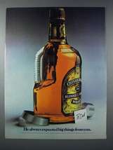 1983 Chivas Regal Scotch Ad - He Expected Big Things - £14.72 GBP