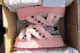 UGG Disco Cross Slide Animalia Sandal Slippers Pink U.S. Sizes 7, 8, 10 ... - £87.12 GBP