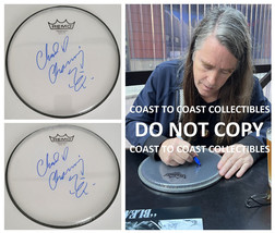 Chad Channing Nirvana drummer signed Drumhead COA exact proof autographed - £116.80 GBP