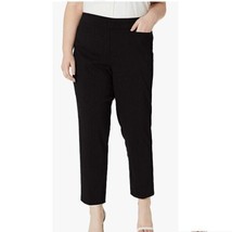 Alfred Dunner Womens Plus 22W Black Pleated Dress Pants NWT CT15 - £20.33 GBP