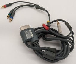Genuine Oem Microsoft Xbox 360 Component Hd Av Cable (Composite Rca Hdtv) Tested - £5.70 GBP
