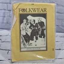 Vintage Folkwear Sewing Pattern Fifties Fit &amp; Flare Dress Sz 6-16 VTG 1986 - £11.66 GBP