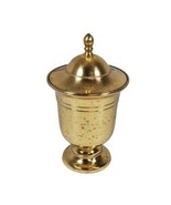 Frontgate Brass Italian Urn Pedestal Dish Trinket Candy 8&quot; Tall Kunguma ... - £97.86 GBP