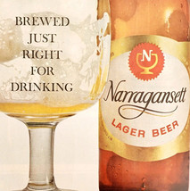 1960 Narragansett Brewing Co Lager Beer Advertisement Brewery Vintage DW... - $29.99