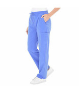 BT Supply Co. ~ Ladies&#39; Size XL ~ Cargo Scrub Pants ~ Blue ~ Polyester/S... - $427.20 MXN