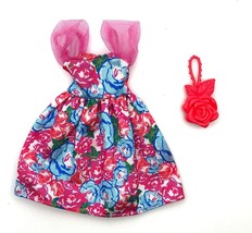 Mattel Barbie Fashion Pack Floral Dress &amp; Purse - £5.49 GBP
