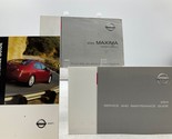 2004 Nissan Maxima Owners Manual Handbook Set with Case OEM L01B12008 - £21.10 GBP
