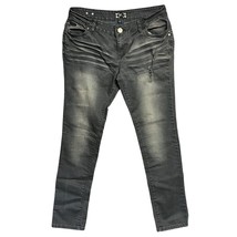 Sean John Jeans Black Distressed Stretch Men Size 31 Hip Hop 90s Y2K Vintage - £28.37 GBP