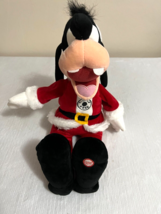 Hallmark Disney Christmas Holiday GOOFY Tickle Laughing Talking Singing Plush - £15.69 GBP