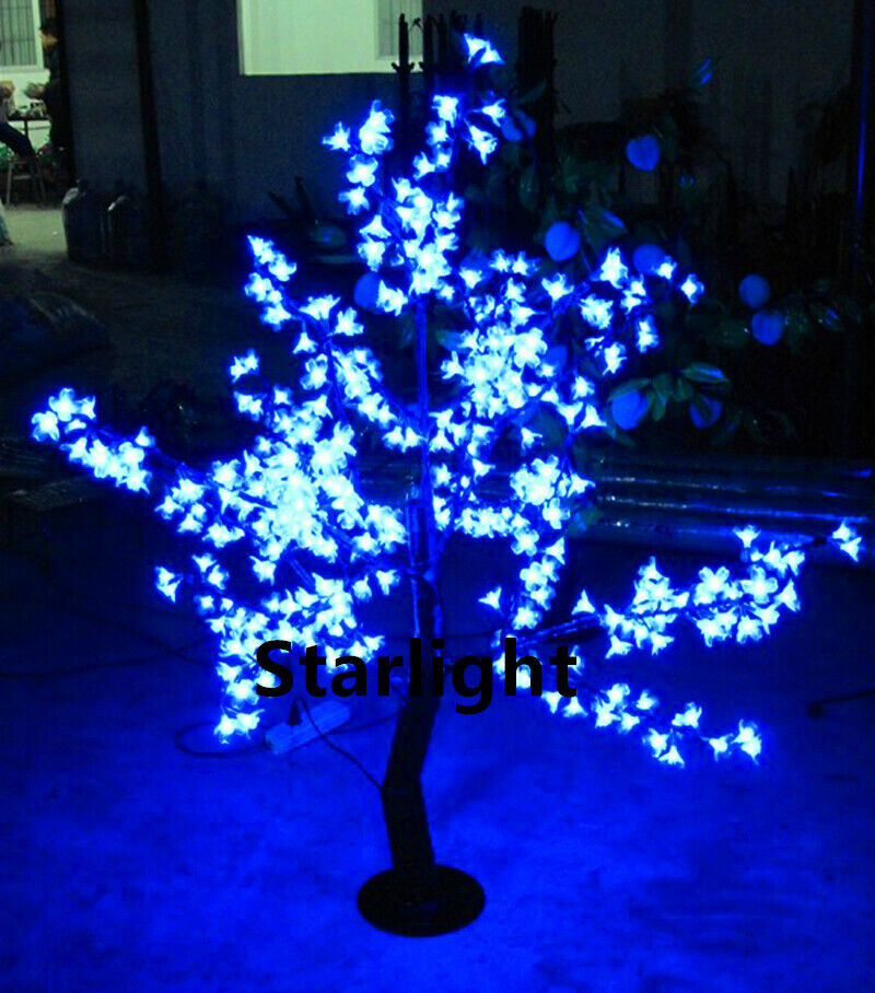Primary image for 5ft/1.5m Christmas Xmas Cherry Blossom LED Tree Light Wedding Holiday Decor Blue