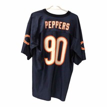 VINTAGE NFL FOOTBALL JERSEY SHIRT CHICAGO BEARS JERSEY #90 PEPPERS L - $43.76