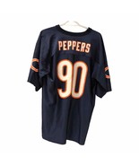 VINTAGE NFL FOOTBALL JERSEY SHIRT CHICAGO BEARS JERSEY #90 PEPPERS L - £34.33 GBP