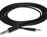 Hosa CMS-103 3.5 mm TRS to 1/4&quot; TRS Stereo Interconnect Cable, 3 Feet - £9.47 GBP+