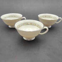 Lenox Springdale Replacement Cups Set of 3 Platinum Trim Vintage USA - $380.59 MXN