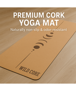 Wild Core Premium Cork Yoga Mat – Eco-Friendly Non-Slip 5mm (183×61 cm) - €208,32 EUR