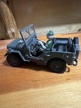 Rare Vintage Gate Beetle Bailey in Willy&#39;s Jeep 1/32 Scale  - £35.36 GBP