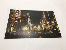 Kowloon Hong Kong Golden Mile Neon Umbrella Nathan Road Sun Ya Hotel Ad Traffic - £26.08 GBP