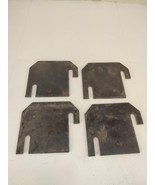 1975 to 1980 MG MGB Rubber Bumper Spacer Plates Set Of 4 OEM - $448.18 MXN