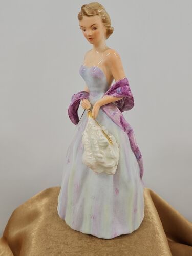 Wedgewood and Co Bone China Figurine Eileen "Debutante" 1930s Hand Painted - $59.39