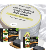 Avocado Cream w/Shea Butter + Natural Black Soap Infused w/Avocado &amp; Arg... - $486.53 MXN