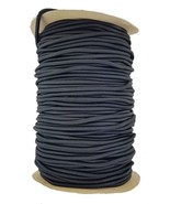 Black Round Elastic / Shock Cord Bungee Elastic - 4 mm diameter 100 metres - £47.89 GBP