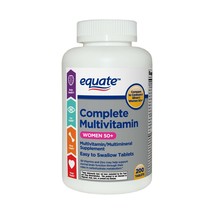 Equate Complete Multivitamin Tablets, Women 50+, 200 Coun+ - £18.78 GBP