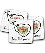 Personalized Doctor Coasters, Medical Gift, PHD Graduation Gift, Persona... - £3.92 GBP