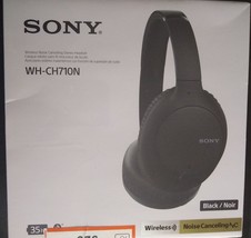 Sony WHCH710N Wireless Noise-Cancelling Over-Ear Headphones - Black (WHCH710N/B) - £115.21 GBP