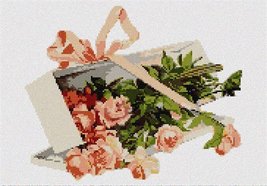 Pepita Needlepoint kit: Box Roses, 8&quot; x 7&quot; - £39.50 GBP+