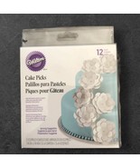 Wilton Flower Round Cake Picks Topper 12 count New 120-1178 - $9.51 CAD