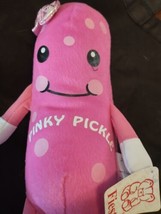 Pinky Pickle Plush 12in Pink Polka Dot with hair Bow Mrs. Pickle Fiesta ... - $8.42