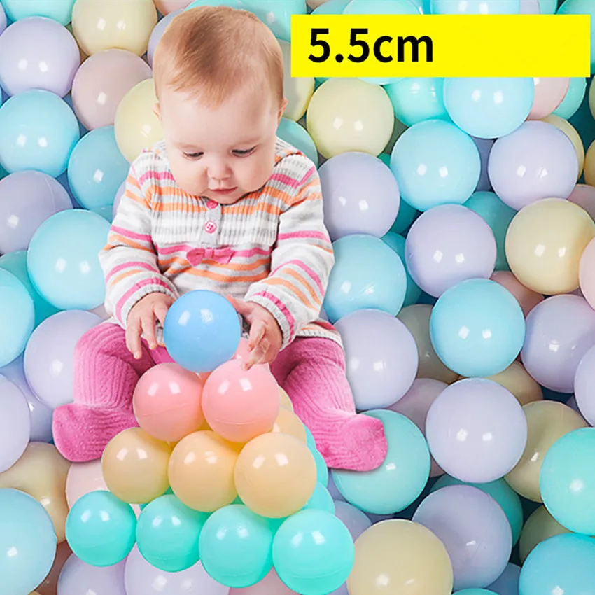 50pcs/lot Eco-Friendly Colorful Ball Soft Plastic Ocean Ball Funny Baby Kid Swim - £14.39 GBP