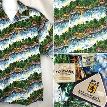 Guy Buffet Haleiwa Oahu Hawaiian Shirt size XL Mens 49x32 PJ Mark Aloha ... - $35.64