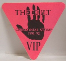 THE CULT - VINTAGE ORIGINAL TOUR CLOTH CONCERT BACKSTAGE PASS  ***LAST O... - $10.00