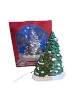 St Nicholas Square 7.5&quot; Double Tree Accessory Painted Porcelain Illumina... - €17,17 EUR