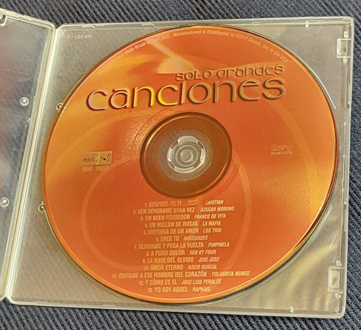 Solo Grandes Canciones by Various Artists (CD, 2003, Mock &amp; Roll Records... - $5.93