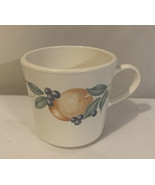 Corning Ware Corelle Abundance Coffee Cups Mugs Fruit Pattern Vintage MCM - £7.77 GBP