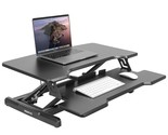 Mount-It! Height Adjustable Stand Up Desk Converter, 38 Wide Tabletop S... - £186.77 GBP