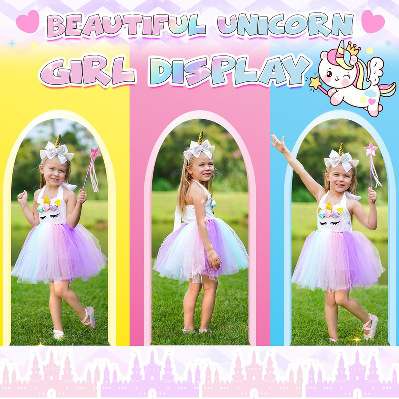 GIFTINBOX Girls Unicorn Princess Dress Unicorn Costume for Girls 3-8Y Halloween  Item image 4