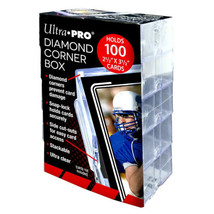 NEW Ultra Pro 10-Pack Diamond Corner 100 Count Card Box sports magic gaming ccg - £31.54 GBP