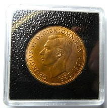Great Britain 1951  UK PENNY coin  Lustrus GEORGE VI  Brilliant Unc - $475.00