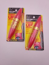 LOT OF 2 Maybelline PUMPED UP! Colossal Mascara 213 CLASSIC BLACK New Ca... - $11.87